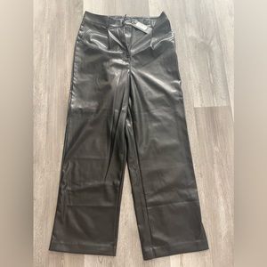 Nasty Gal 
Faux Leather Straight Leg Pants